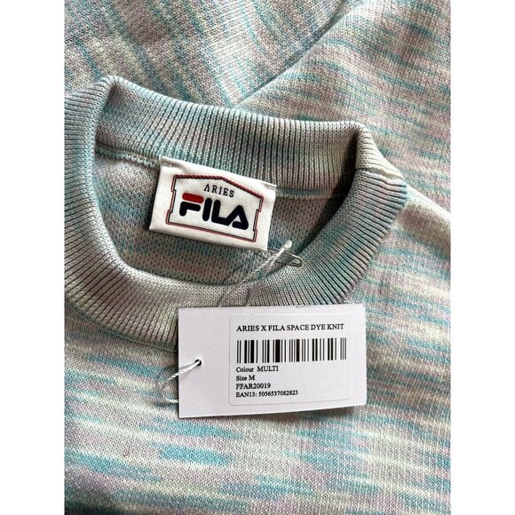 FILA x Aries Space Dye Knit Sweater in Blue - Picture 4 of 4